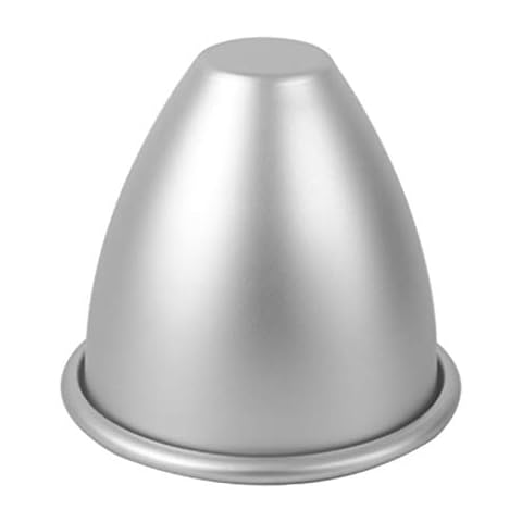 favourall Doll Cake Pan Aluminium Cake Mold, 3D Princess Dress Doll Cake Fondant Baking Pan Decorate Mould Party Tin, 4/5inch, Silver Cover