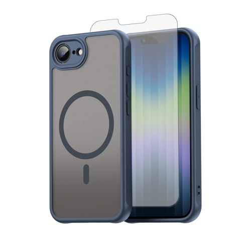 Coque iPhone 16e bleue MagSafe Asuwish idéale pour éviter les chutes