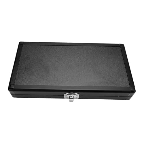 menolana Caixa de armazenamento para tesouras de cabeleireiro, à prova de choque, portátil, estojo de armazenamento, à prova de poeira, organizador para salão, 23x11.7x3.6cm
