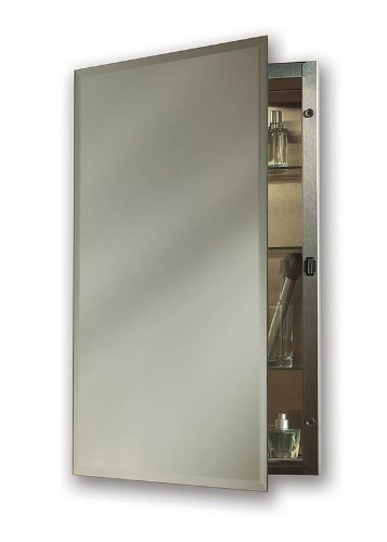 Amazon Crazy 🔥 Deals NuTone 1448 Galena Specialty Medicine Cabinet with Single-Door and Recessed Mount, 14 by 24-Inch, Stainless Steel