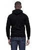 Love My Fashions® Men Full Zipper Plain Hoodie with Front Pockets Hoody for Casual Wear & Workout Black #3