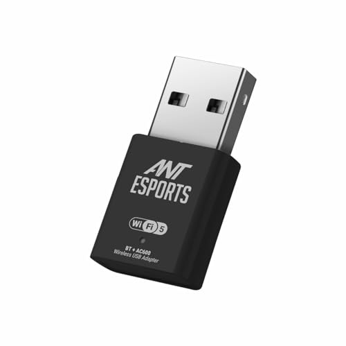 Ant Esports AE600B 600 Mbps Wi-Fi + Bluetooth USB 2.0 Mini Dongle...