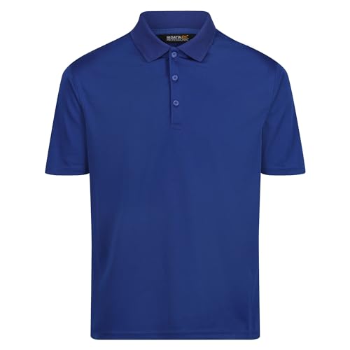 Regatta Professional Mens Pro Wicking Short Sleeved Polo Shirt, New Royal, S EU