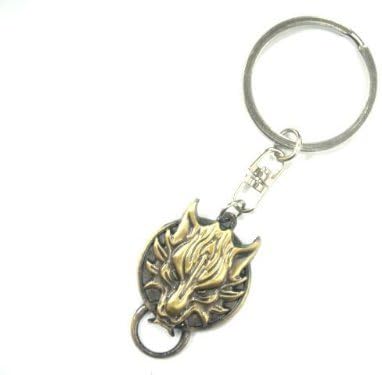 FF7 cloud cloudy Wolf motif Keychain Keyring FINAL FANTASY VII ADVENT CHILDREN (Final Fantasy ‡Z ADVENT CHILDREN) [FF7AC cloud key chains cloudy Wolf]