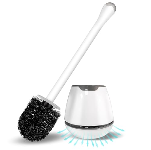 Catálogo para Comprar On-line Escobillas y portaescobillas de inodoro de esta semana. 45 GVTECH - Escobilla y soporte para inodoros de alta calidad con mango sólido y cerdas duraderas para limpieza de baño, mango antideslizante, cerdas de fibra y cepillo de inodoro,...