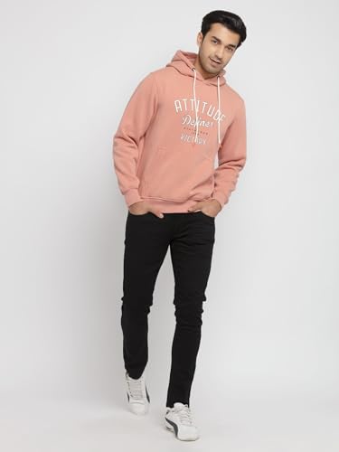 Image of Status Quo Mens Printed Round Neck Hooded Sweatshirt