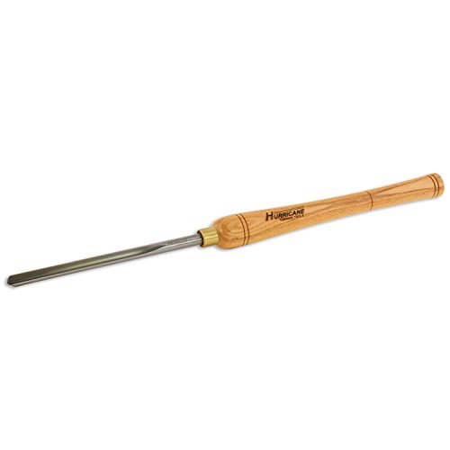 Hurricane Turning Tools, HTT-101, High Speed Steel, 1/2" Bowl Gouge (3/8" Flute) for Woodturning