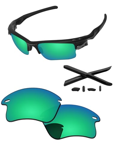 Image of Replacement Lenses & Rubber Kits for Oakley Fast Jacket XL OO9156 71mm - Precision Fit, UV Block, Impact Resistant