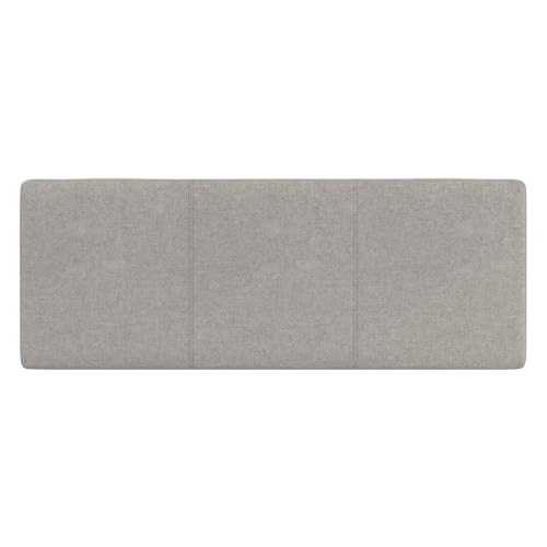 Image of SIMPLIHOME Avalon - Banco contemporaneo tipo otomana rectangular con almacenamiento de 48 pulgadas de ancho, en tela con aspecto de lino color gris nube, para sala de estar, entrada y sala familiar