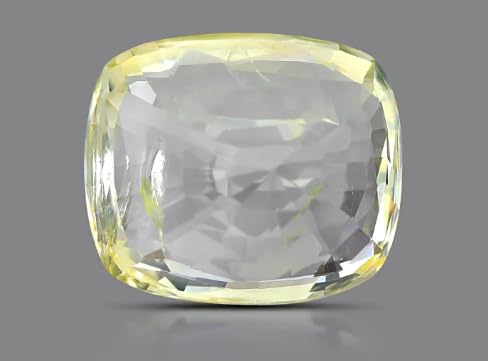 Image of Yellow Sapphire Pukhraj 6.00 Ratti Certified from Natural Original AAA++ Quality Loose Gemstone