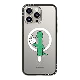 CASETiFY コンパクト iPhone 15 Pro Max ケース [MagSafe対応/薄型 軽量/耐衝撃] - Talk to the hand - ブラック