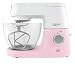 Produktbild Kenwood Chef Sense KVC5100P  Küchenmaschine, 4,6 l Glas-Rührschüssel, Easy-Lift & Interlock-Sicherheitssystem, 1200 W, inkl. 3-teiligem Patisserie-Set & Rezeptbuch, pink