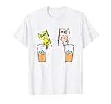Iced tea peach lemon ice cubes battle fight glass