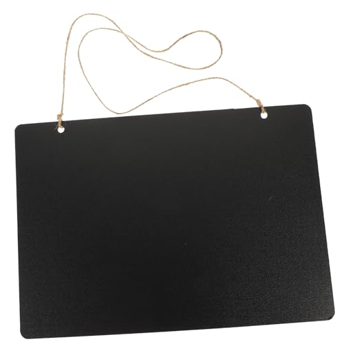 TOGEVAL Double Sided Chalkboard Sign Reusable Hanging Memo Board for Home Door Wall Decoration for Messages Drawings and Calligraphy Display