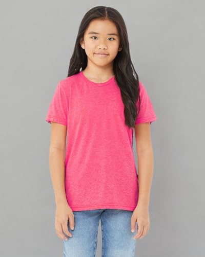 Youth Triblend Short-Sleeve T-Shirt - CHARITY PNK TRBL - S2