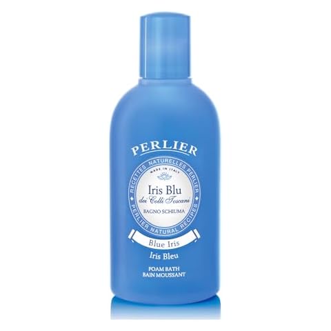 Perlier Blue Iris Foam Bath - Natural & Calming Aromatherapy Bubble Bath For Women And Men - Rich Foaming Formula Provides Deep Moisturization And Hydration For All Skin Types (16.9 Fluid Oz.) Cover