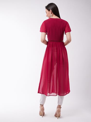 Image of Miss Chase Women's Off Shoulder Half Sleeves Maxi-Length Top
