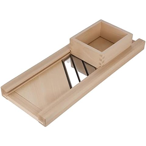 HOFMEISTER® Profi-Krauthobel Edelstahl-Klingen 80 cm - sicheres Schneiden von Weißkraut & Rotkraut Dank beweglichem Schlitten, Gemüsehobel aus Buchen-Holz Cover