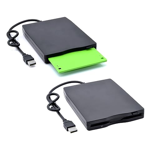 CONGARTENO Portable External Floppy Disk Drive High Data Transfer Rate Compatible with Lightweight Design for Easy Travel Error Correcting Shock Technology