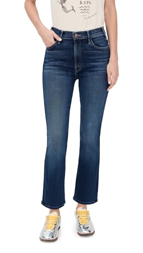 MOTHER Women's The Hustler Ankle Jeans, Taking Chances, Blue, 28