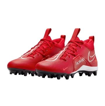 Nike Alpha Menace Varisty 3 Mid Men's Footbal Cleats Red White Black CV0586-616 Size 10