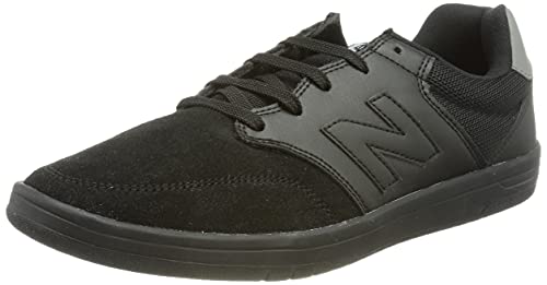 New Balance Men's Low-top Sneakers, Black/Black, 10.5