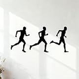 Laufsportzubehör für Herren Gravuraufkleber Änderungen und Informationen möglich 40.8x91.7cm Schwarz