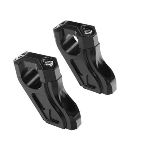 Adaptateur rehausseur guidon moto en aluminium usiné 1''