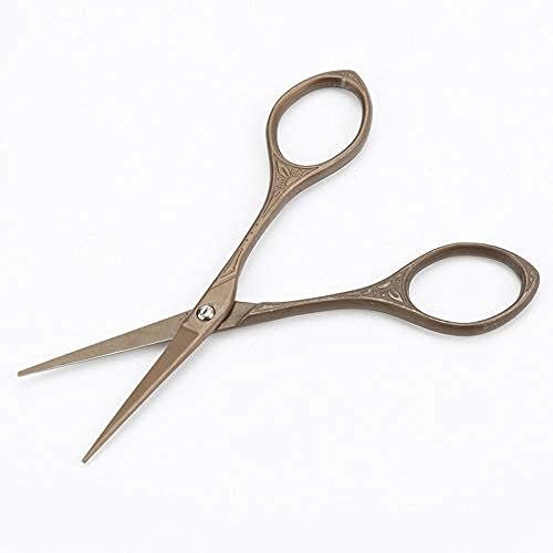 Kitchen Scissors,Kitchen Shears Stainless Steel Classic Vintage Sharp Home Kitchen Office Supplies Manual DIY Tools(Golden)