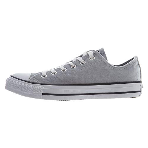 Converse Chuck Taylor Ox Velvet Athletic Women's Shoes Size 5 Wolf Grey/White