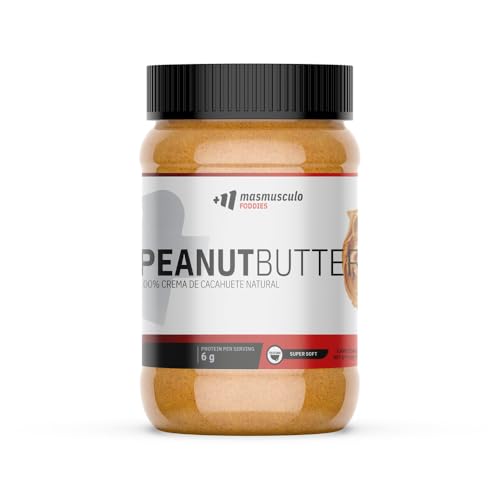 MM Supplements - Crema de Cacahuete - 1 Kg - 100% Cacahuetes Tostados - Rica en Proteína - Sin Azúcares - Vegano - Sabor Super Suave