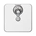 Salter 484 WHDR - bilancia pesapersone meccanica da bagno, max 133 kg, design...