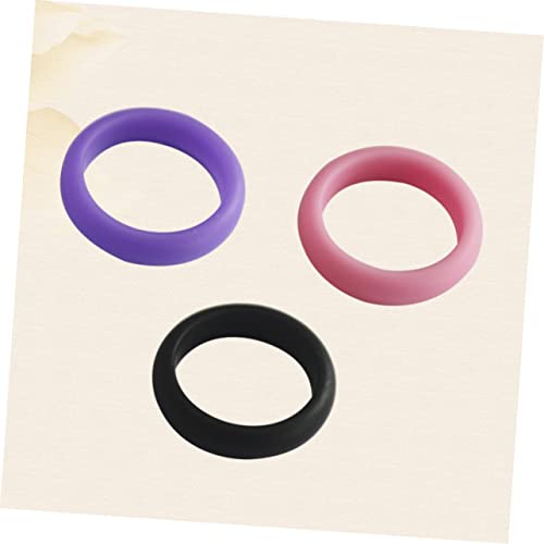 3 anillos de silicona flexibles para mujer deportivos y de moda miniatura 7