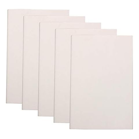 5 Pack Notebook Journals for Travelers,Students and Office, Writing Diary Subject Notebooks Planner,College Ruled,80 Pages,40 Sheets,White Soft Cover,A5 Size,Travel Journal Set(Squares) Cover