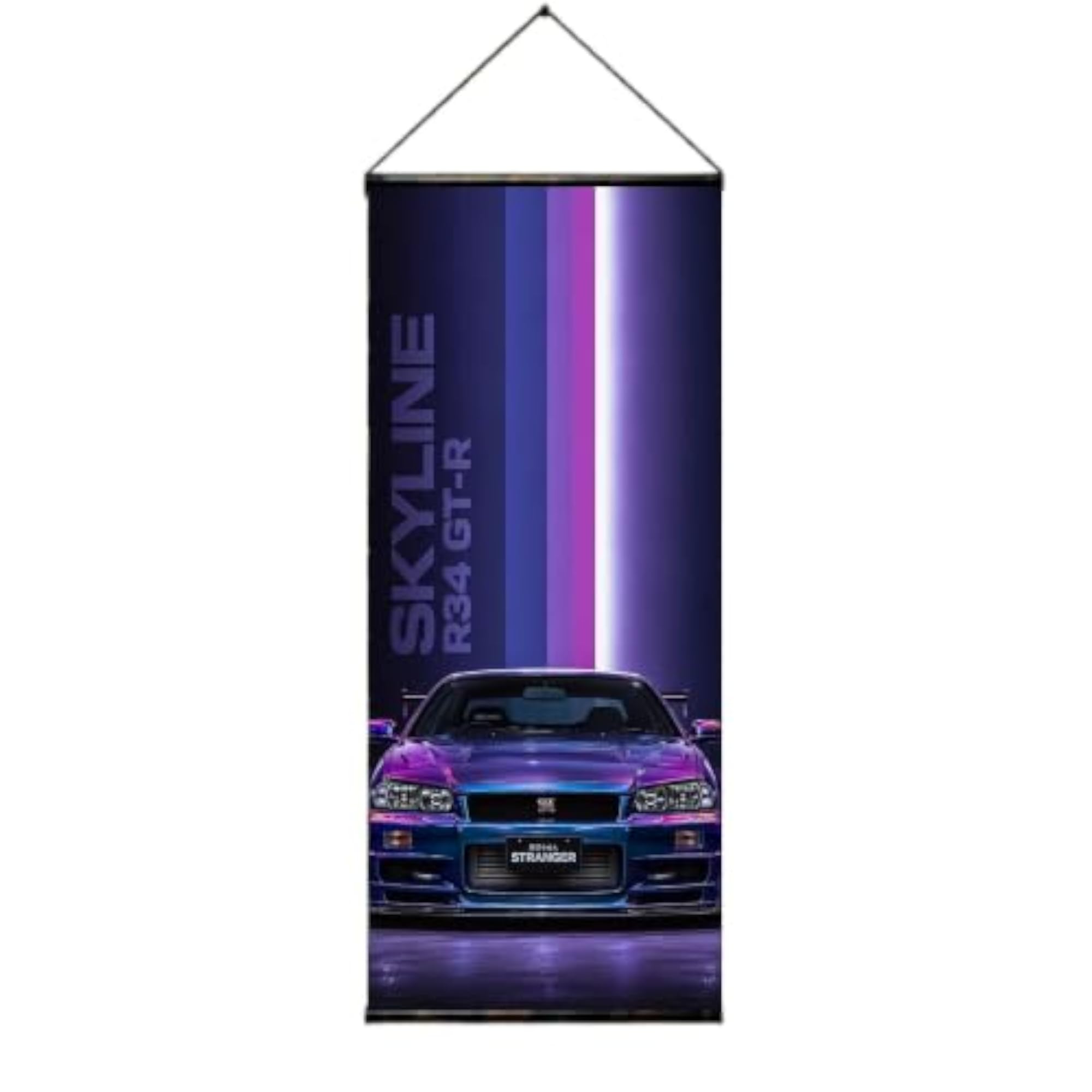 Nisaan Skyline R34 GT-R Wall Hanging Scroll Poster