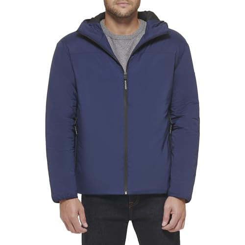 Image of Tommy Hilfiger Men's Stretch Performance Filled Rain Jacket