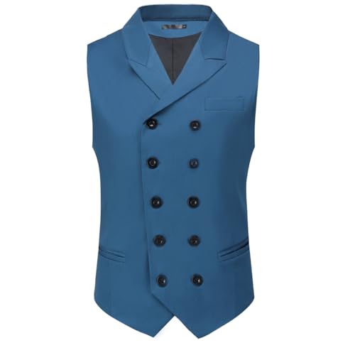 Gilet homme col en V coupe slim d'affaires haut de gamme