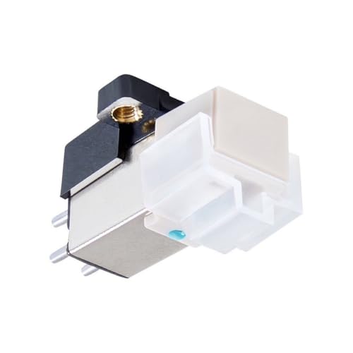 LatoYard Aguja para tocadiscos de vinilo para cartucho Audio-Technica AT3600L, lápiz capacitivo magnético móvil para LP y tocadiscos, color blanco