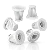 6 filtros de repuesto Hepa, lavables para aspiradora de filtro Hepa