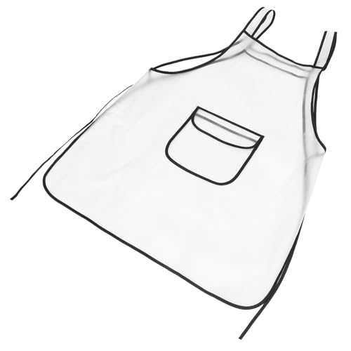 HAWILLOSCH Men's and Hair Dresser Apron Stylist Apron Cross Back Salon Easy to Clean Oil and Water Proof