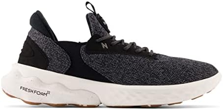 New Balance Men's Fresh Foam Roav Elite V1 Running Shoe, Black/Sea Salt, 10 | Image 2