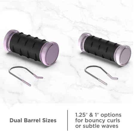 Travel Size Compact Ceramic Hot Hair Rollers Set – 10 Piece, Fast Heat‑Up, Ionic & Anti‑Static Technology, Dual Voltage, Black