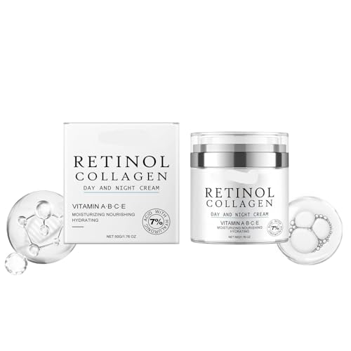 Crema De Retinol: Hidrata, Reafirma La Piel Y Ayuda A Reducir Las Manchas Oscuras. Ideal For Uso Diario(3PCs)