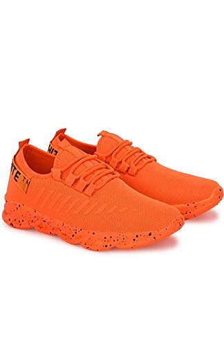 Generic Sneakers for Men Orange - Image 2