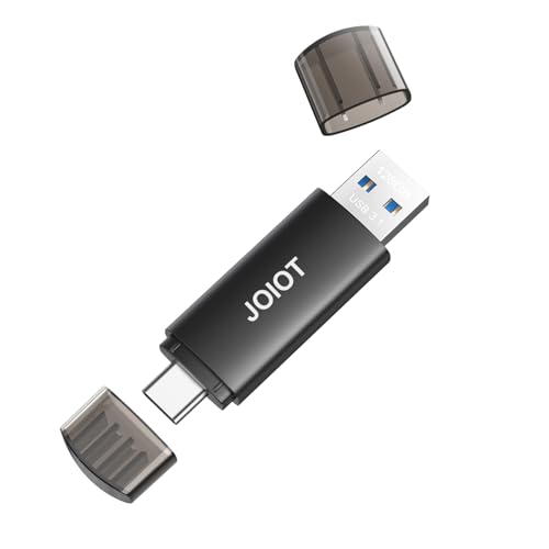Image of 128GB USB C Flash Drive Dual USB 3.1 Flash Drive Type C + USB A Portable Type-C Flash Drive 2-in-1 USB-C Thumb Drive for Smartphone Tablet Computer Mac iPhone 15 Black