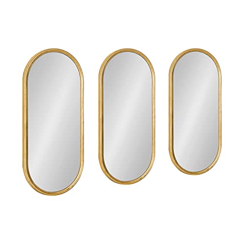 Kate and Laurel Caskill Glam Wall Mirror Set, Set of
