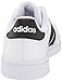 adidas womens Grand Court Sneaker, White/Black/White, 7.5 US