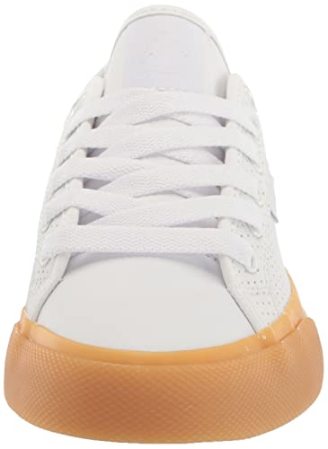 Dc Women's Manual Skate Shoe, White/Gum, 8 #TOP1