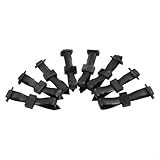 8 lazos de árbol ajustables resistentes para soporte de plantas, arbustos, árboles y jardines, correas fuertes de PVC con hebilla (45 x 2,5 cm)