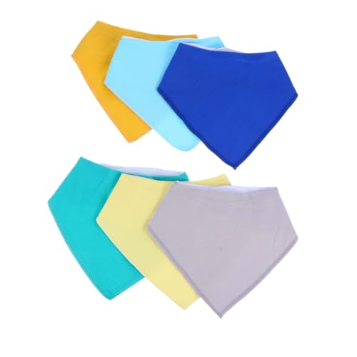 Holibanna Conjunto De Baberos De Absorbente Unisex Para Suaves y Cómodos Ideales Como Bandanas Para Saliva Cuidado Diario Del Recién Nacido